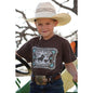 Boy's Cinch Graphic T-Shirt - Brown Rodeo Champion