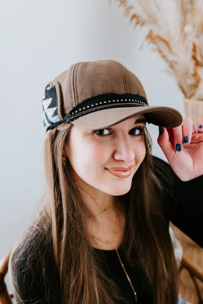 Women's Nutbrown Saddle Earflap Hat