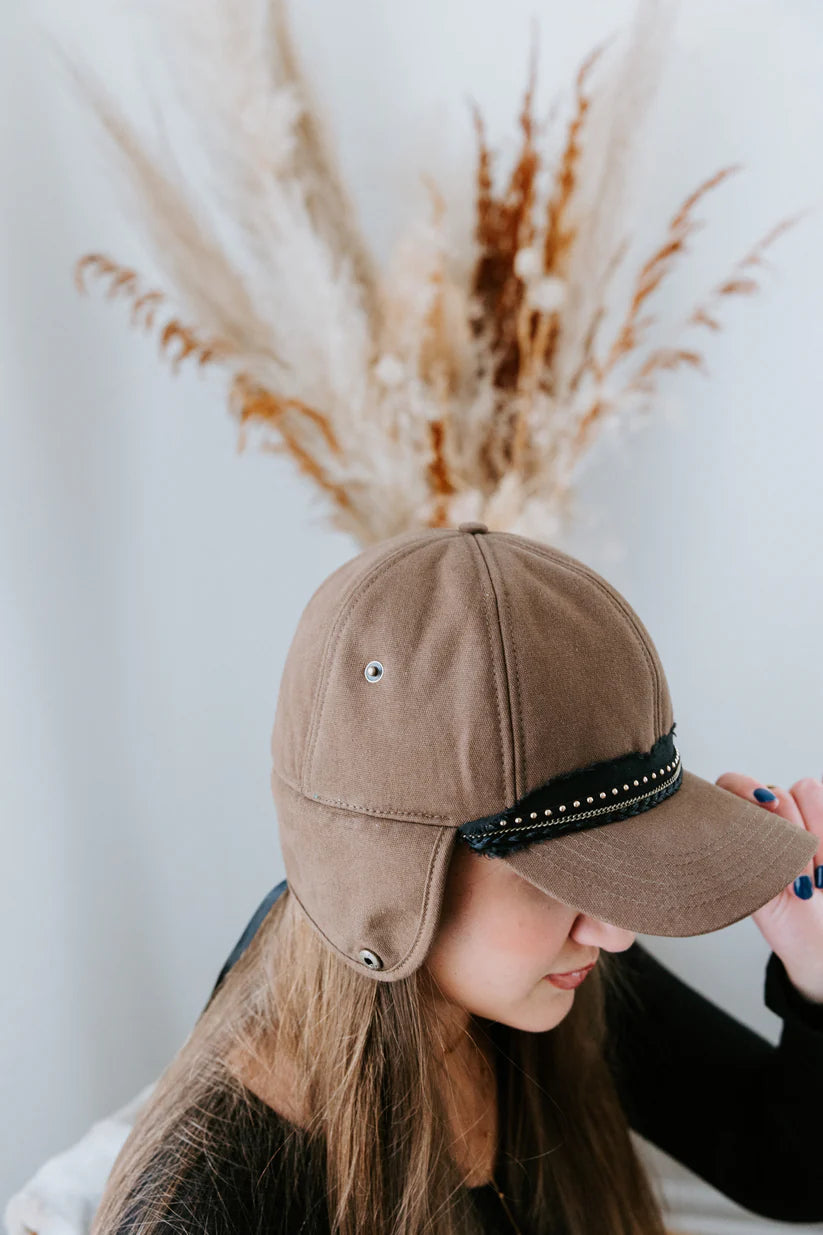 Women's Nutbrown Saddle Earflap Hat