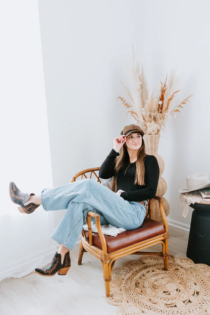 Women's Nutbrown Saddle Earflap Hat