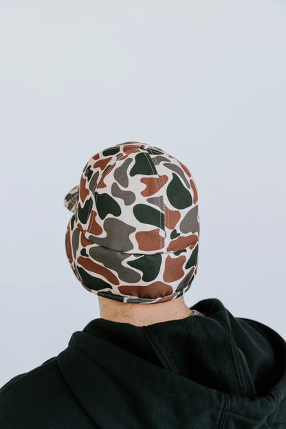 Men's Grace N' Grit Back Forty Camo Trapper Hat