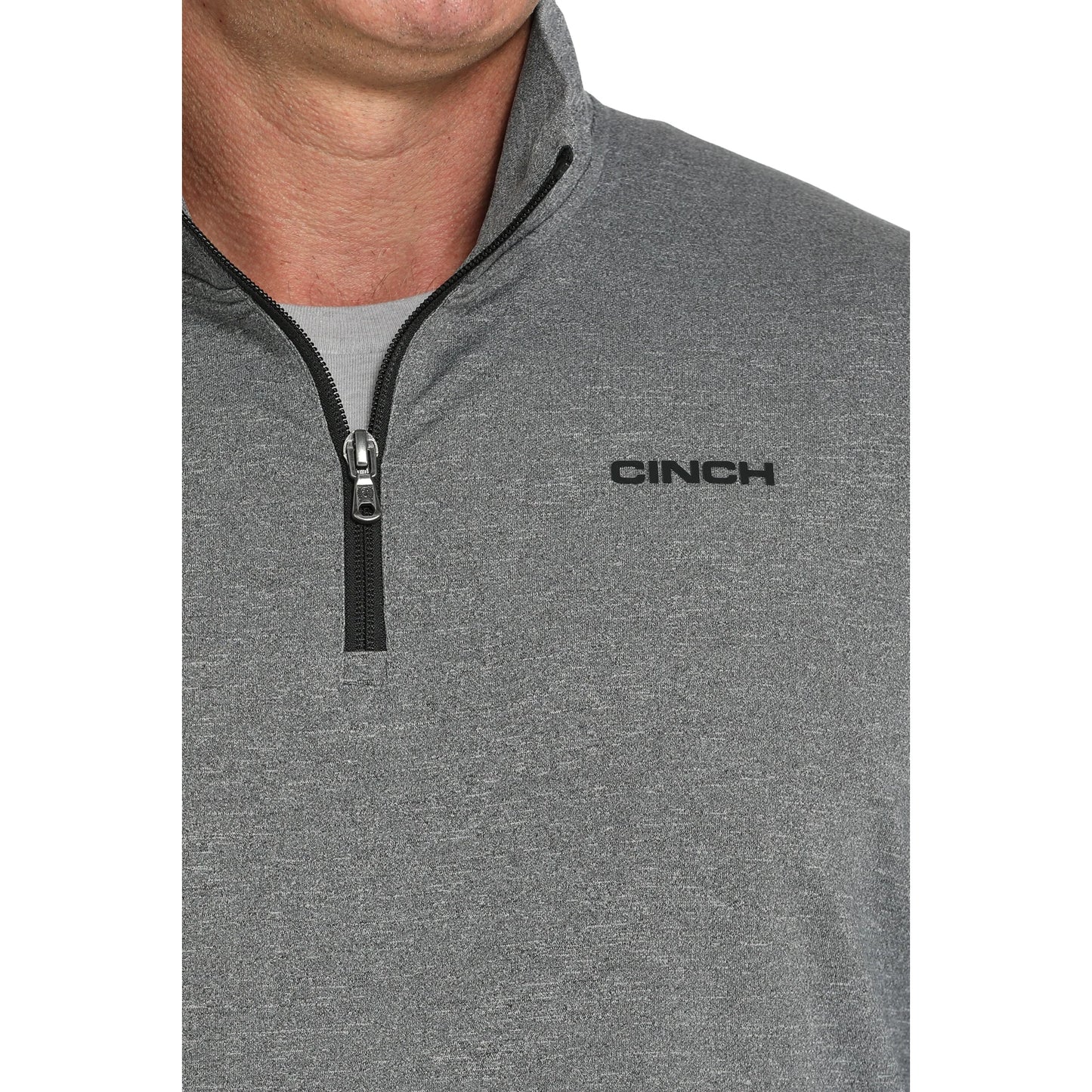 Men's Cinch Charcoal Grey 1/4 Zip Pullover