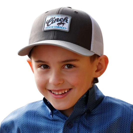 Boy's Cinch Brown Trucker Cap