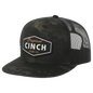 Men's Cinch Black Camo Print Trucker Cap
