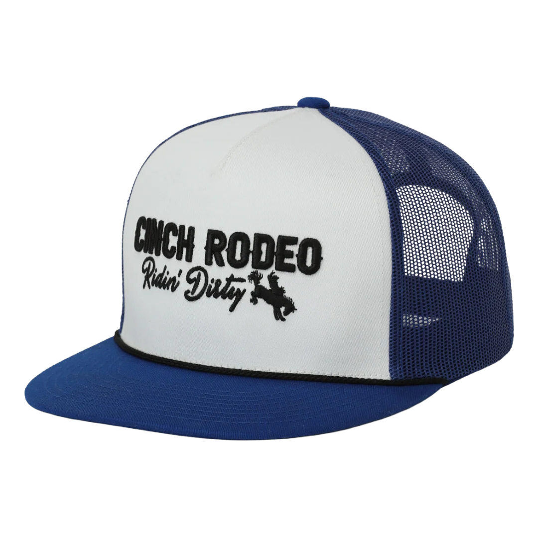 Men's Cinch Royal Blue "Ridin' Dirty" Trucker Cap