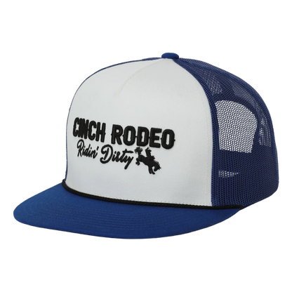 Men's Cinch Royal Blue "Ridin' Dirty" Trucker Cap