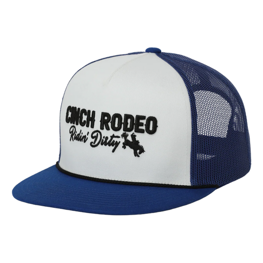 Men's Cinch Royal Blue "Ridin' Dirty" Trucker Cap