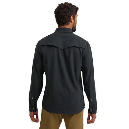 Men's Wrangler X ATG Technical Black Snap Shirt