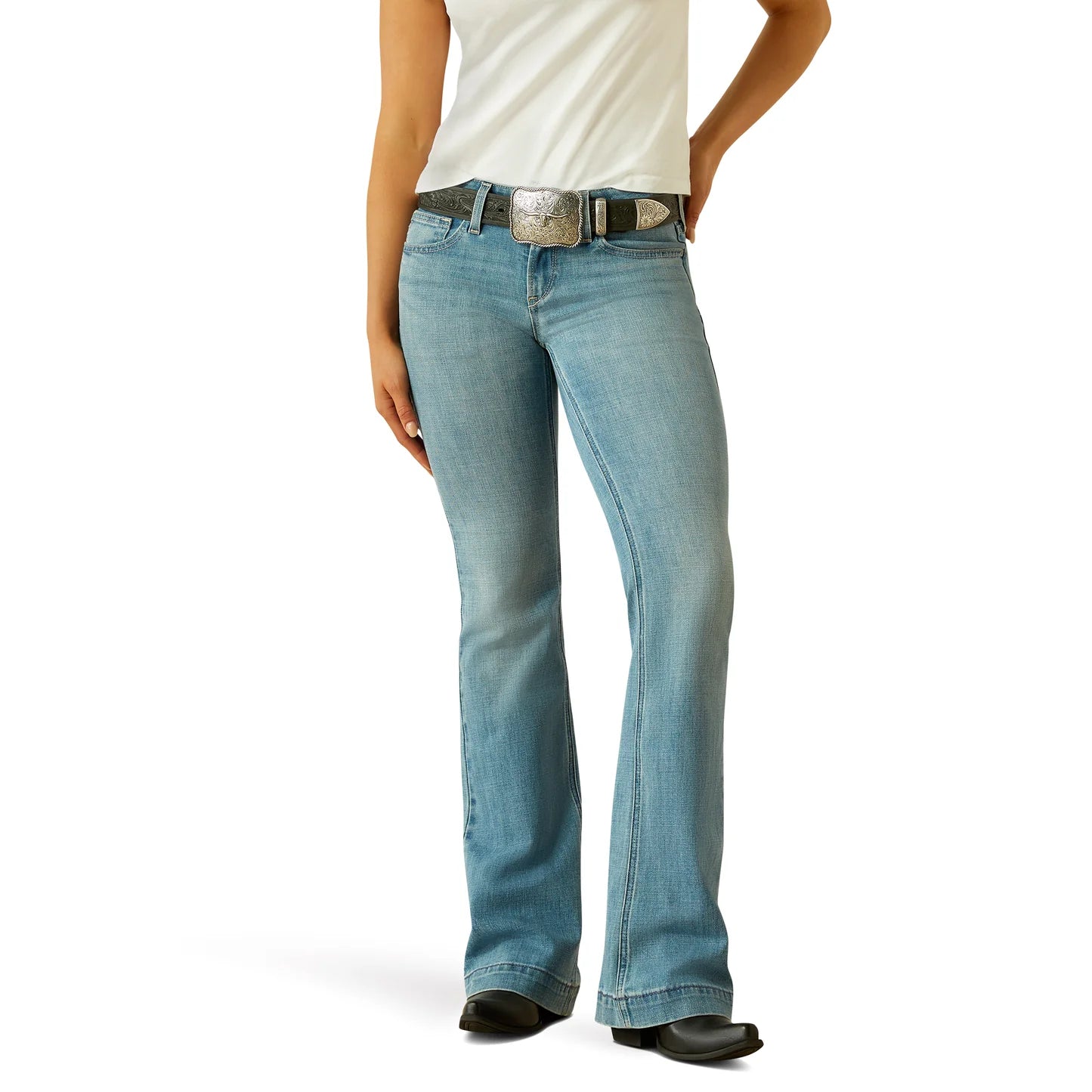 Women's Ariat Mid Rise Zoe Petaluma Slim Trouser Jeans