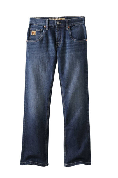 Cinch Boy's Dark Stone Wash Slim Fit Denim Jeans