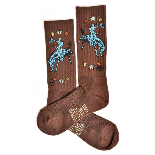 Lucky Chuck Performance Boot Socks-Fringe Long Live