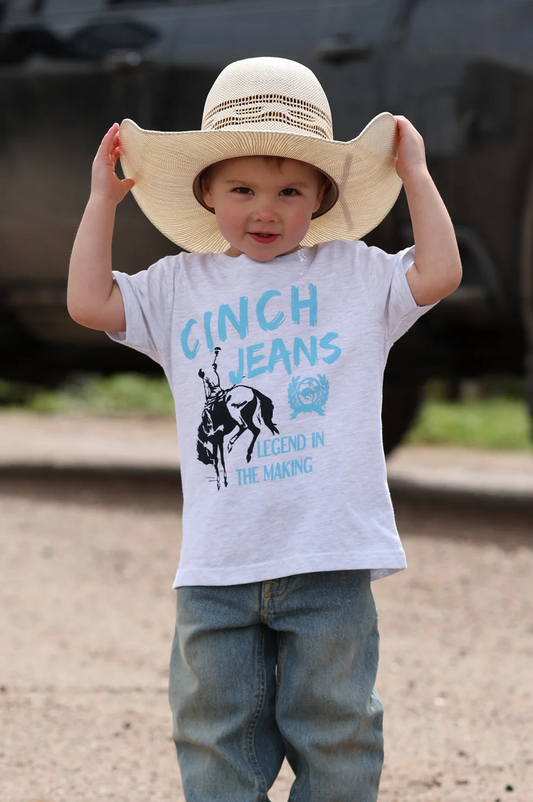 Boy's Cinch Graphic T-Shirt - Gray Legend in the Making
