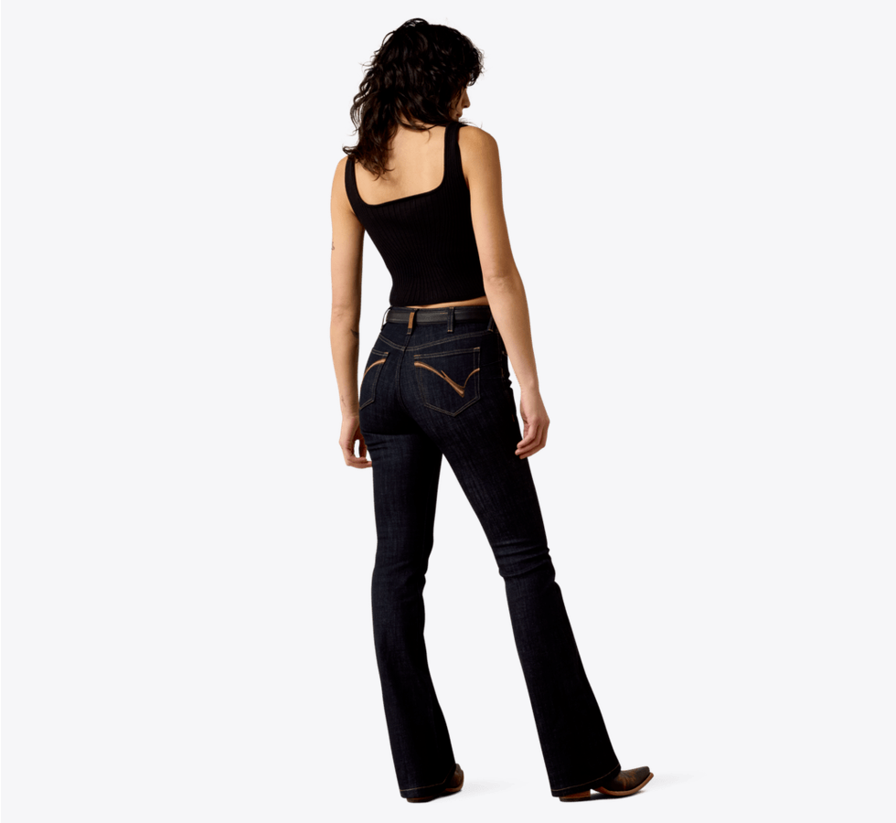 Women's Ariat High Rise Quinn Boot Cut Jeans