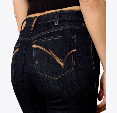 Women's Ariat High Rise Quinn Boot Cut Jeans