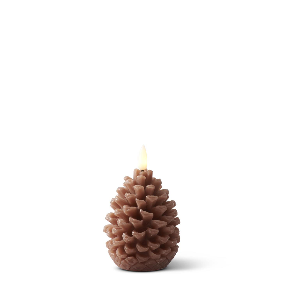 Pinecone LED Flicker Candle - 4.5"