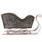 Metal Sleigh w/ Red Runners