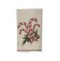 Cream & Gold Candy Cane Hand Towel