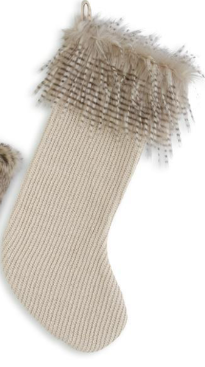 Assorted Stockings w/ Faux Fur Trim