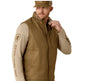 Men's Ariat Grizzly Canvas Vest - Brown