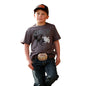Boy's Cinch Charcoal Gray T-shirt