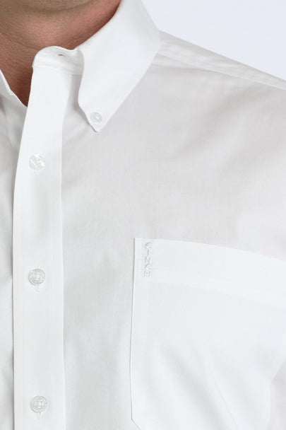 Men's Cinch White Solid Modern Fit
