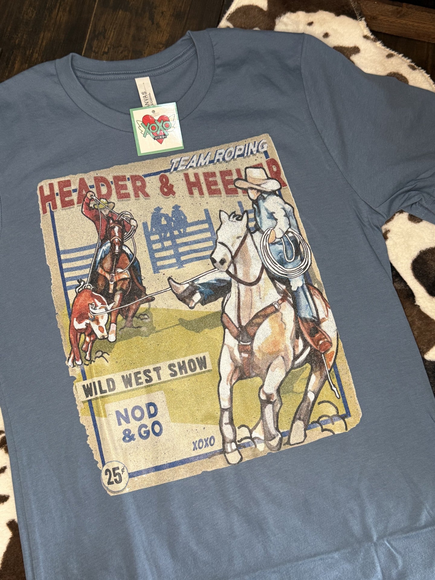 Women's XOXO Circus Team Ropers T-shirt