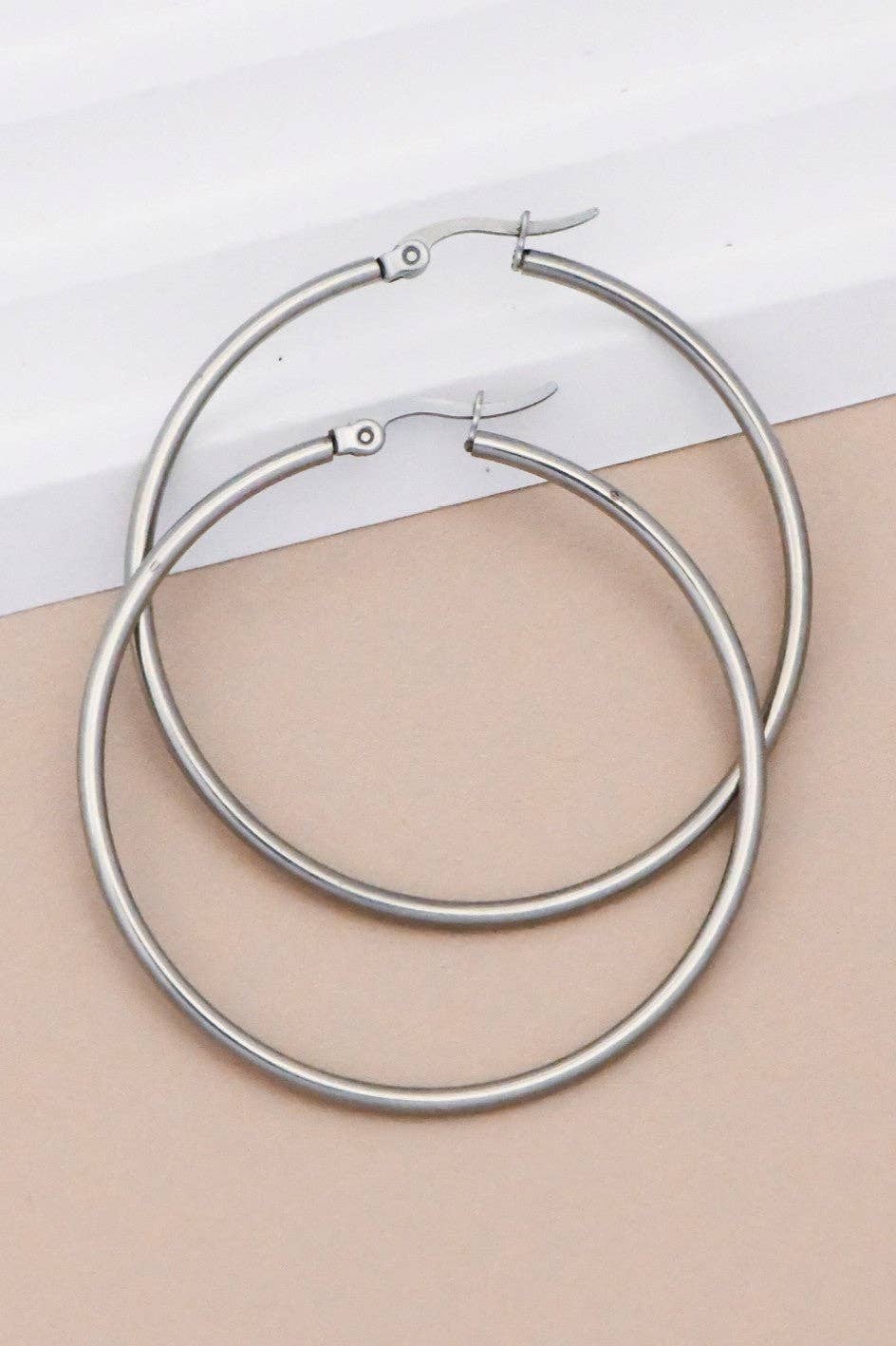 Stainless Steel Hoop Earrings
