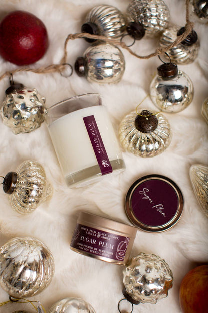Sugar Plum 4oz Travel Tin Candle