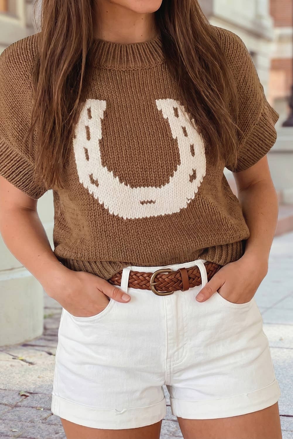 Women's Horseshoe Knit Sweater