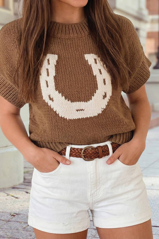 Women's Horseshoe Knit Sweater