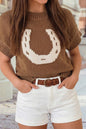 Women's Horseshoe Knit Sweater