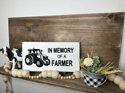 IN MEMORY OF A FARMER