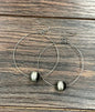 Handmade Navajo Bead Hoop Earrings
