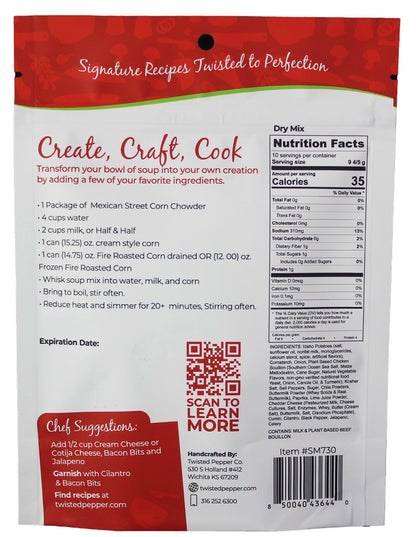 Mexican Street Corn Chowder Soup Mix