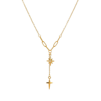 18K Gold Stainless Steel Chain Necklace