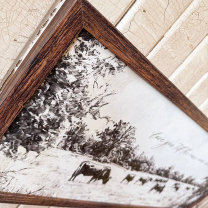 Love You Till the Cows Come Home Wood Sign