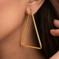 18K Gold Plated Stainless Steel Hoop Earrings