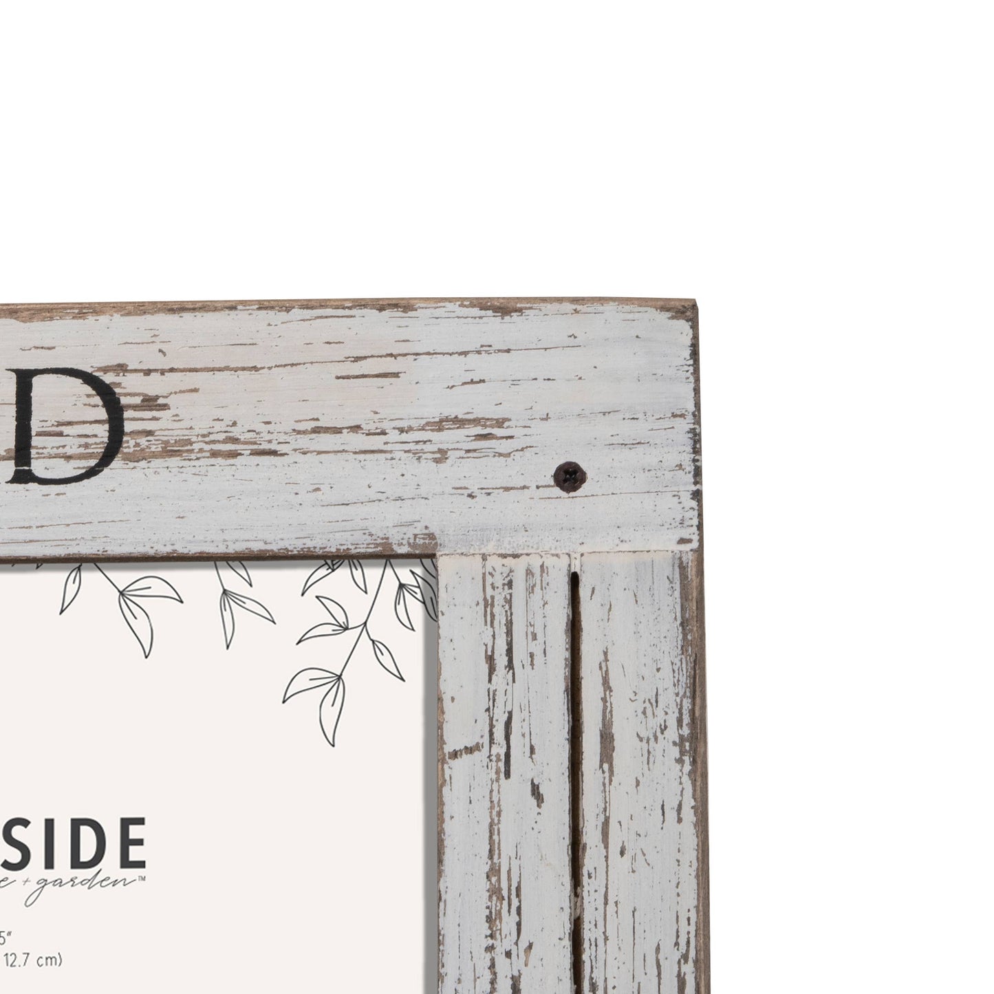5x7 Photo Dad Love White Picture Frame Dad Gift