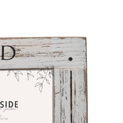5x7 Photo Dad Love White Picture Frame Dad Gift