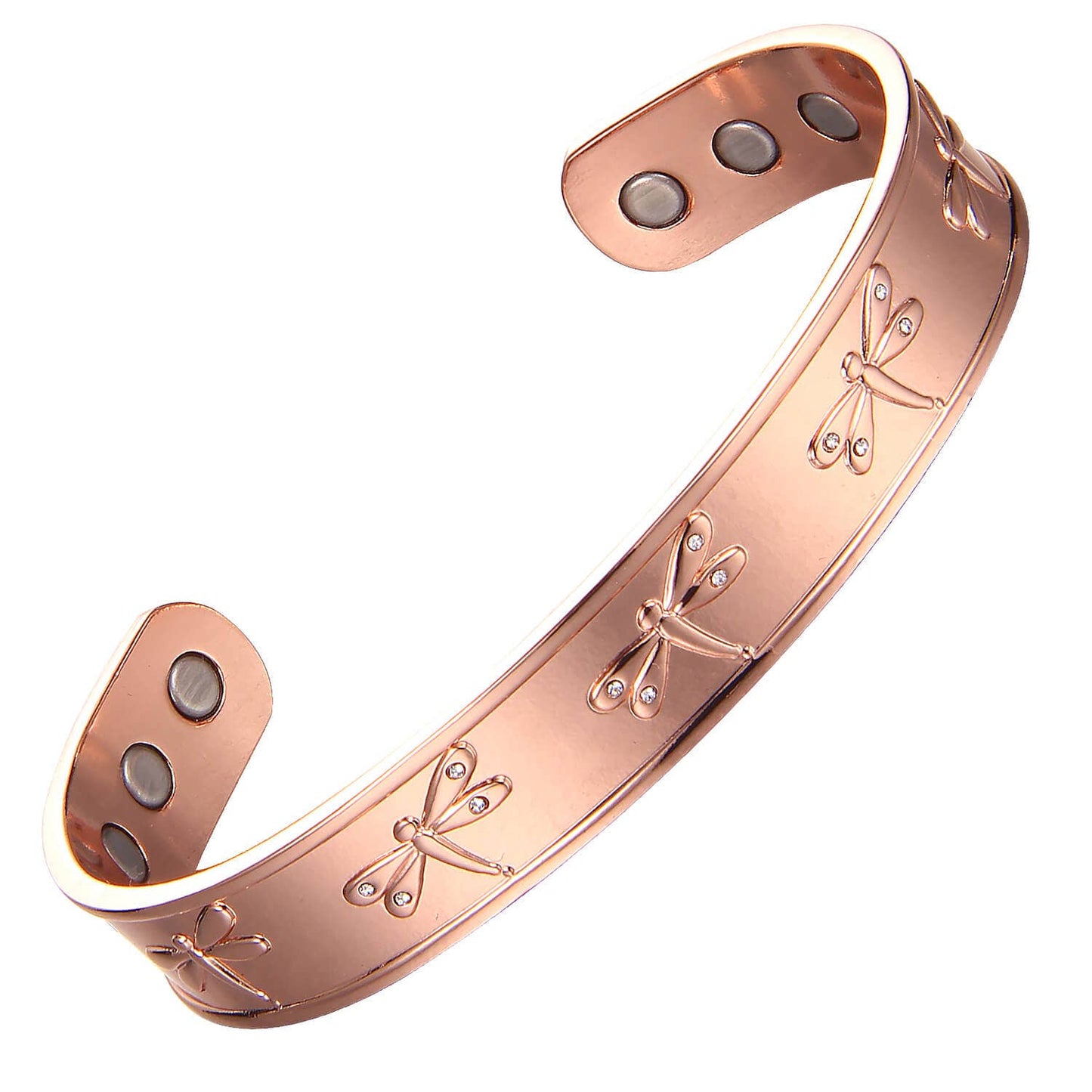 Dragonfly Design Magnetic Bracelet