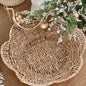 Round Scallop Seagrass Basket