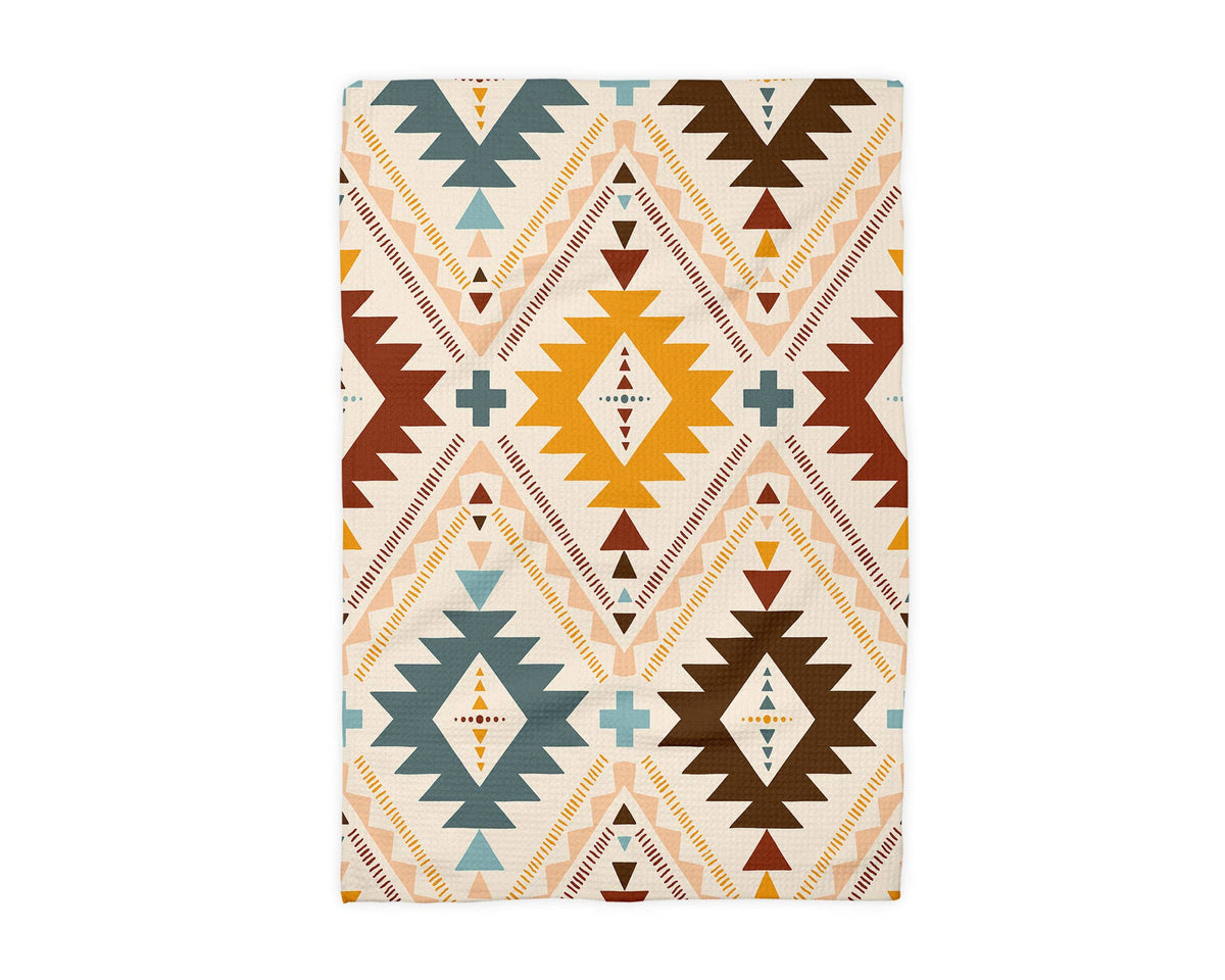 Western Aztec Kitchen Waffle Towel