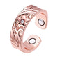 Copper Flower Magnet Ring