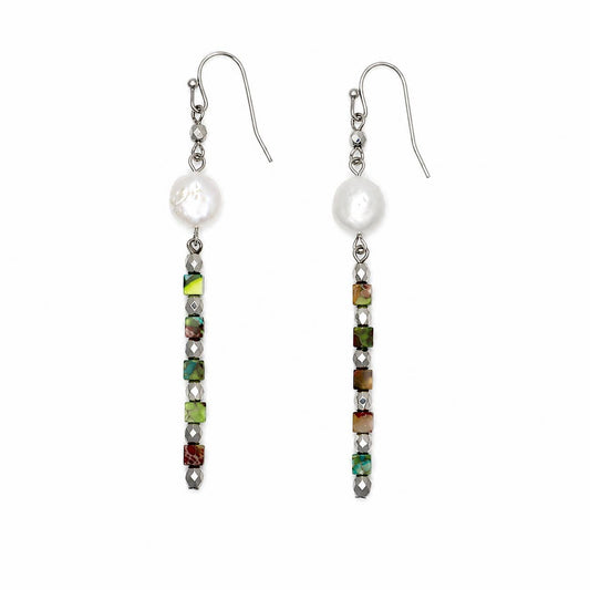 Multicolor Beaded Western Earrings