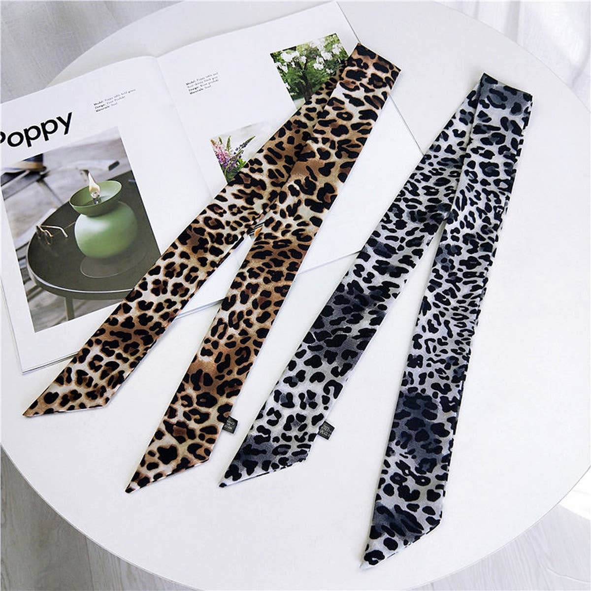 Leopard Print Scarf