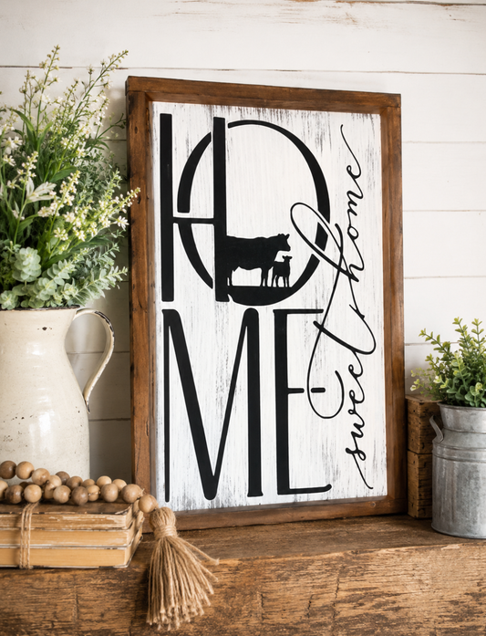 'Home Sweet Home' Wood Sign