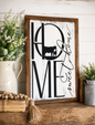 'Home Sweet Home' Wood Sign