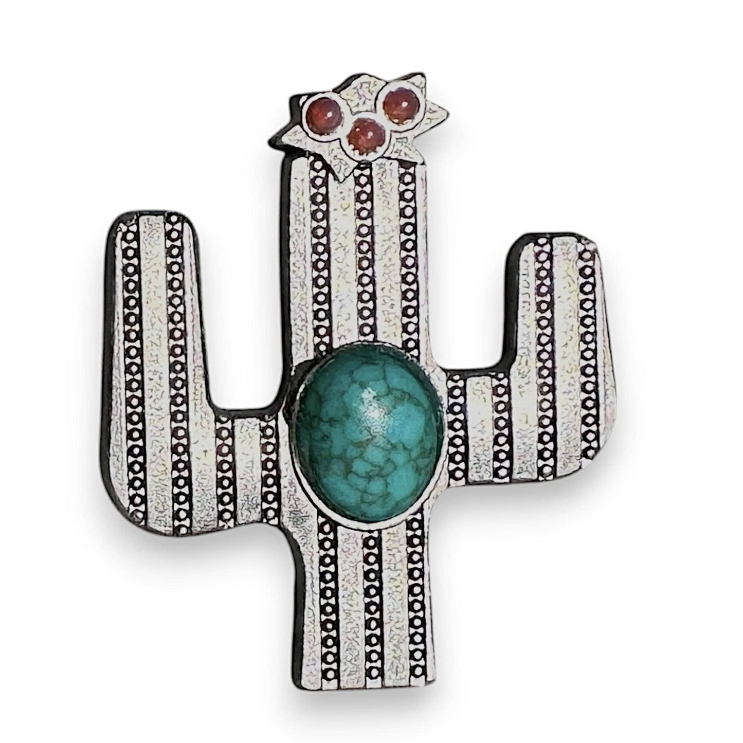 Cactus Silhouette Scarf Slide