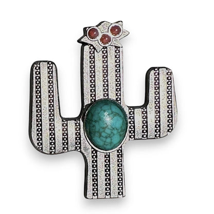 Cactus Silhouette Scarf Slide