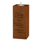 In Loving Memory Wooden Memorial Tea Light Holder